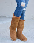 Forever Link Warm Fur Lined Flat Boots