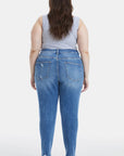 BAYEAS Full Size High Waist Distressed Raw Hew Skinny Jeans