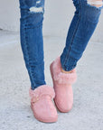 Forever Link Furry Chunky Thermal Ankle Boots