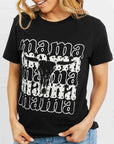 mineB I Got It From My Mama Full Size Graphic Tee in Black
