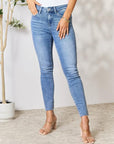 BAYEAS Raw Hem Skinny Jeans