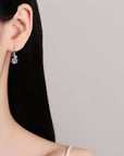 2 Carat Moissanite 925 Sterling Silver Earrings