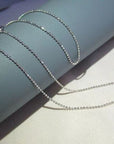 Platinum-Plated Copper Necklace