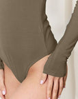 Basic Bae Full Size Round Neck Long Sleeve Bodysuit