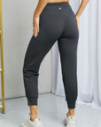 Leggings Depot Full Size Wide Waistband Cropped Joggers